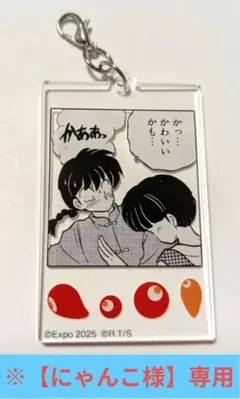【にゃんこ様専用】万博　らんま1/2　アクリルキーホルダー　チャームのみ1点