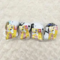 PEANUTS スヌーピー フィンガーパペットキーチェーン 全4種 フルコンプ