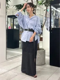 plage プラージュ　SHEER ALPACA MIX スカートのサムネイル