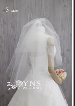 結婚式 ウェディングドレス ベール アイボリー