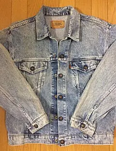 貴重30705黒タグ★Levi's Gジャン★デニムジャケット★Mサイズ〜