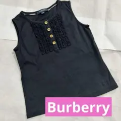BURBERRY ブラックタンクトップ 120Aのサムネイル