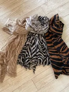 ⭐︎紫外線対策！⭐︎寒さ対策にも！︎⭐︎大判ストール3枚セット