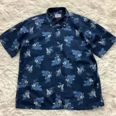 アフリカンシャツ M 蝶 エスニック - メルカリ