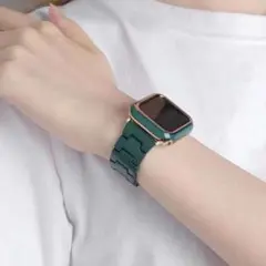 新品☆入荷 アップル ウォッチプラスチック バンド38/40/グリーン