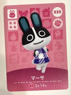 どうぶつの森　amiiboカード マーサ