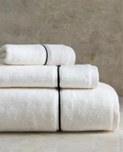 ZARA HOME カラースカラップ刺繍 バスタオル 30×50cm タオルのサムネイル