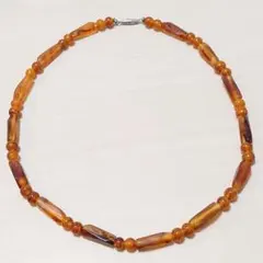 天然本琥珀 アンバー ネジ込み式 ネックレス 約40cm