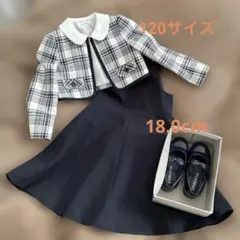 【子供服】女の子120／卒園式／入学式／フォーマル／子供靴18cm／ELLE