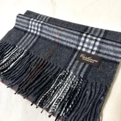 《美品》MASTERPIECE カシミヤマフラー　タータンチェック