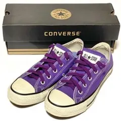 コンバース＊CONVERSE＊オールスター＊ローカットスニーカー＊パープル＊紫