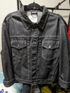 ZARA デニムジャケット ブラック Sサイズのサムネイル