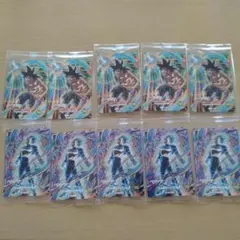 ドラゴンボールスーパーダイバーズ ベジータ バーダック 各5枚ゴッドレア店頭配付