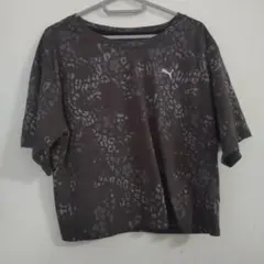 プーマ　半袖Tシャツ モノトーン　桜　ヒョウ 和柄のサムネイル