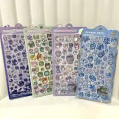【正規品】ボンボンドロップシール そらねこ よるねこ ナイトミャウ ねこねこ4枚