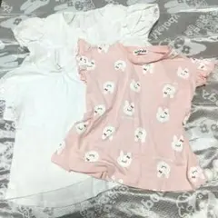 Ｔシャツ　半袖　キッズ　トップス　ブラウス　100