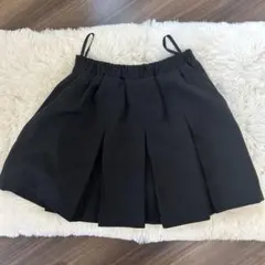 黒のキュロットスカート 130