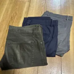 GAP スキニー&スリムパンツ3枚セット