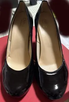 エナメル ヒール 25cm