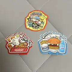 ステッカー☆ サンリオキャラクターズ シールクッキー２　3枚セット