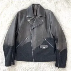 ◆THE FLAT HEAD:RJB:ライダースジャケット◆ RJB THE FLAT HEAD ダブル レザー ライダース ジャケット - メルカリ