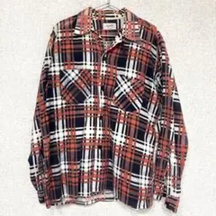Manhattan Mサイズ 長袖ネルシャツ　希少　レアのサムネイル