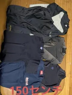 野球アンダーシャツまとめ売り6枚セット　長袖4枚・半袖2枚（150センチ）