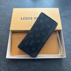 【美品】Louis Vuitton 長財布 モノグラムエクリプス