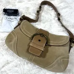 COACH コーチ ソーホー ハンドバッグ　ワンショルダー スエード