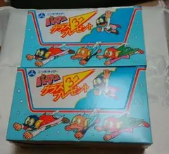 昭和レトロ三ツ矢サイダー パーマン グラス3個セット2箱コップ未使用 送料込み