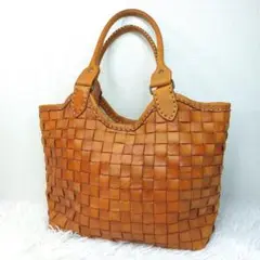 PEAKS PARK　ピークスパーク　トートバッグ　イントレチャート　本革