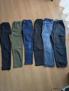 GU UNIQLO他 キッズ ロングパンツ 6本セット 150cm