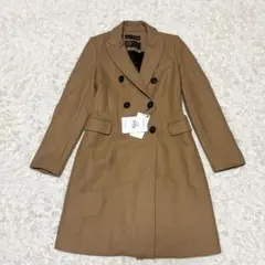 新品タグ付き　ZARA マンテコ　ダブルブレスト　チェスターコート　ベージュ