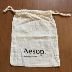 美品　Aesop イソップ コットン巾着袋 ショッパー