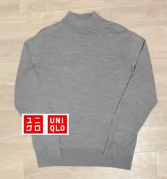 UNIQLOエクストラファインメリノ 100％ モックネックセーター