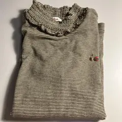 familiar 長袖 ハイネックカットソー 140 秋冬