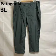 Patagonia ベルグラノパンツ ナイロンパンツ ダメージあり グリーン