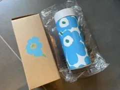 【新品未使用】ブルーボトルコーヒー　マリメッココラボ　タンブラー350 マリメッコ×ブルーボトルコーヒー“青いウニッコ”マグや