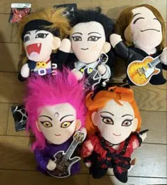 XJAPAN プライズぬいぐるみ 5体セットのサムネイル