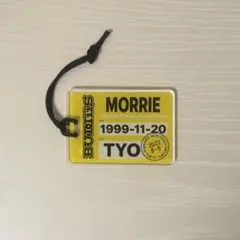 BUDDiiS JOURNiiY ラゲッジタグ風キーホルダー MORRIE