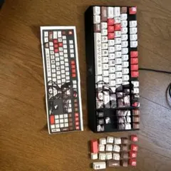 BlackWidow X テンキーレス 緑軸 英語配列 原神 胡桃キーキャップ