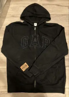 GAP ジップアップパーカー ブラック Mサイズ
