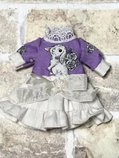 うさぎ　ワンピース　② リロロ　オビツ11 ねんどろいど アウトフィット