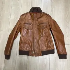 ブラウンレザージャケット