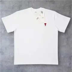 新品 AMI PARIS ハートAロゴ刺繍Tシャツ 白 S/Mのサムネイル