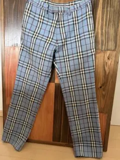BURBERRY BLACK LABEL ブルーノバチェック柄スラックス