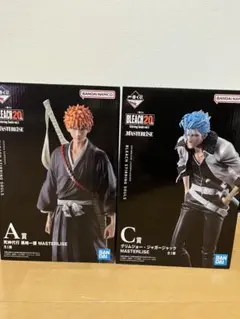 【新品未開封】一番くじBLEACH A賞 C賞 黒崎一護 グリムジョー
