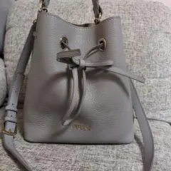 FURLA グレー 2WAYバッグ ショルダーバッグ