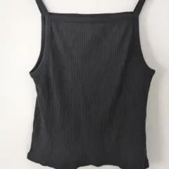 オールドネイビー OLD NAVY ブラックキャミソール 【M】のサムネイル