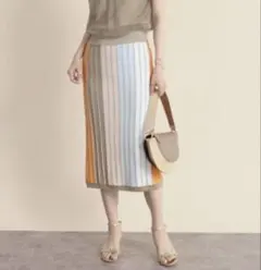 フェンネル FENNEL マルチカラーニットスカート ヤマダヤ